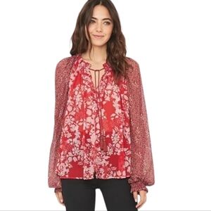 Free People Hendrix Floral Blouse